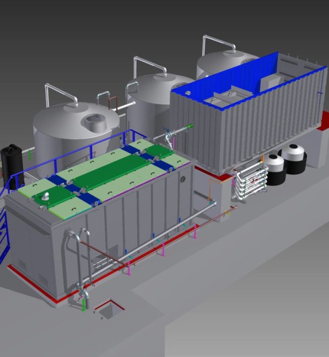 Prefabricated sewage treatment plant
